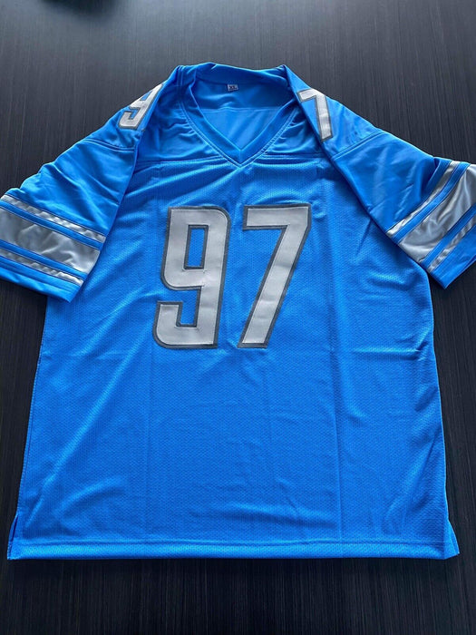 Aidan Hutchinson Detroit Lions Autographed Custom Jersey Beckett