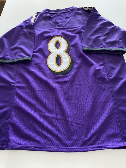 Lamar Jackson Baltimore Ravens Autographed Custom Jersey JSA