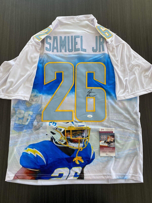 Asante Samuel Jr. Los Angeles Chargers Autographed Custom Jersey JSA