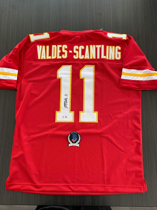 Marquez Valdes-Scantling Kansas City Chiefs Autographed Custom Jersey Beckett