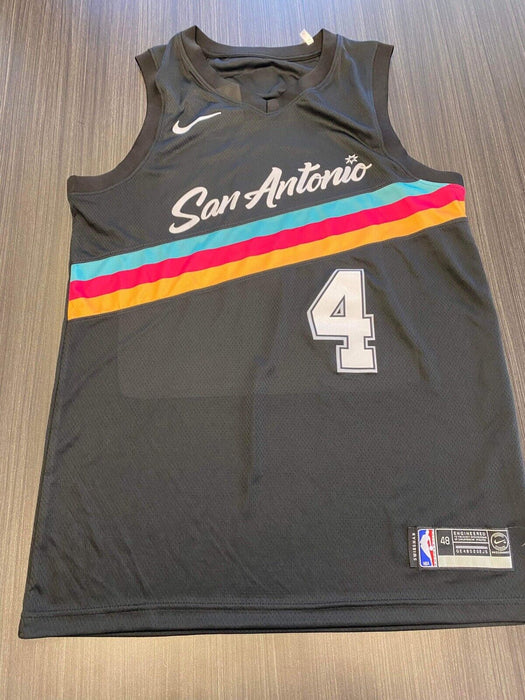 Derrick White San Antonio Spurs Autographed Custom Jersey JSA