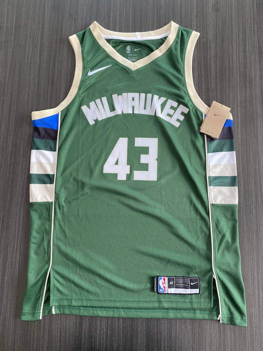 Thanasis Antetokounmpo Milwaukee Bucks Autographed Custom Jersey JSA