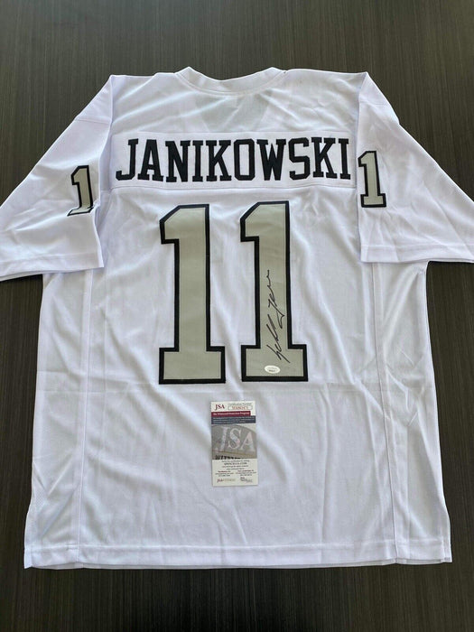 Sebastian Janikowski Oakland Raiders Autographed Custom Jersey JSA