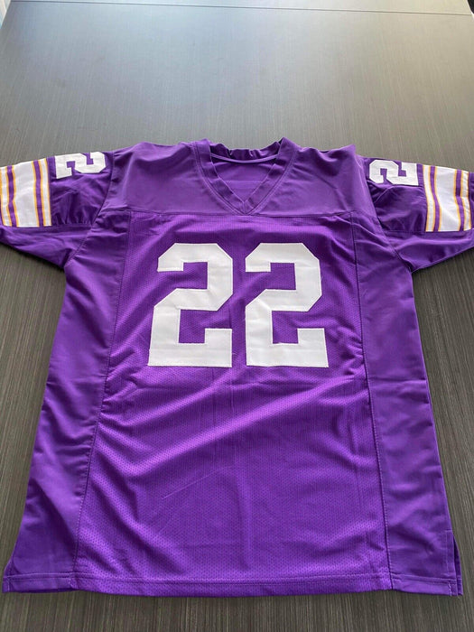 Paul Krause Minnesota Vikings Autographed Custom Jersey Schwartz