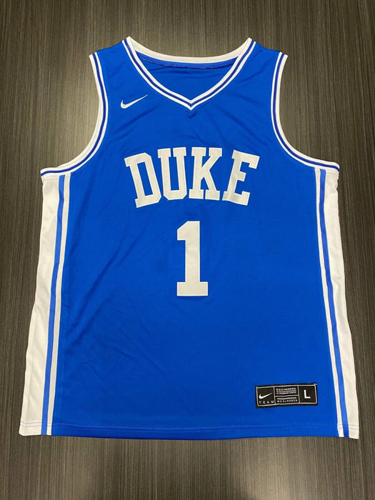 Kyrie Irving Duke Blue Devils Autographed Custom Jersey JSA