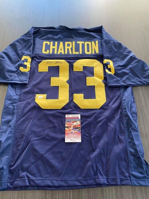 Taco Charlton Michigan Wolverines Autographed Custom Jersey JSA