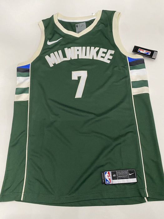 Bryn Forbes Milwaukee Bucks Autographed Custom Finals Jersey JSA