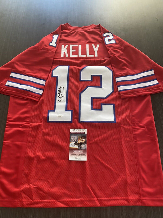 Jim Kelly Buffalo Bills Autographed Custom Jersey JSA