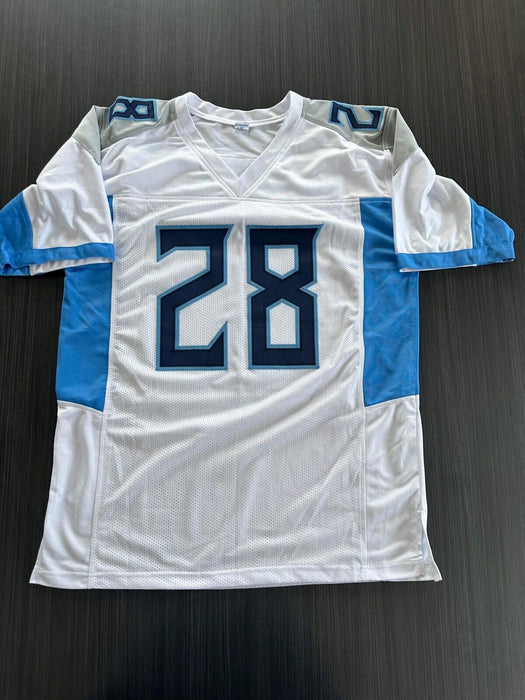 Hassan Haskins Tennessee Titans Autographed Custom Jersey Beckett