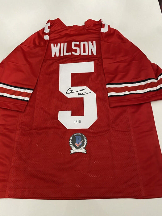 Garrett Wilson Ohio State Buckeyes Autographed Custom Jersey Beckett