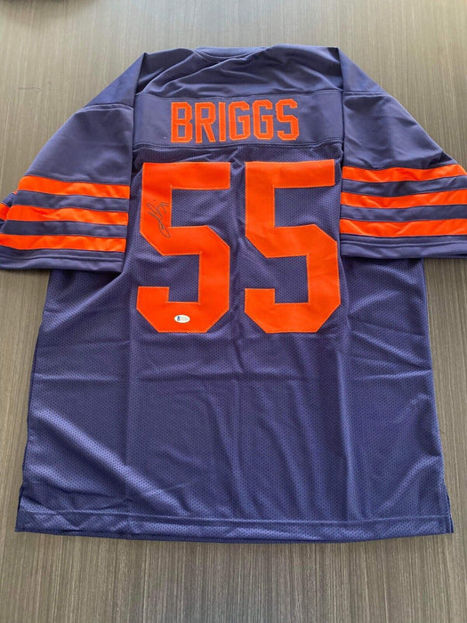 Lance Briggs Chicago Bears Autographed Custom Jersey Beckett