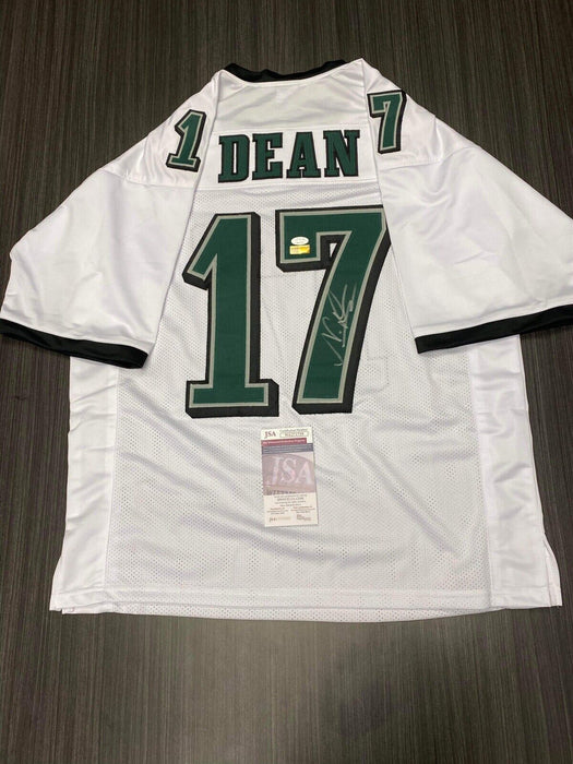 Nakobe Dean Philadelphia Eagles Autographed Custom Jersey JSA