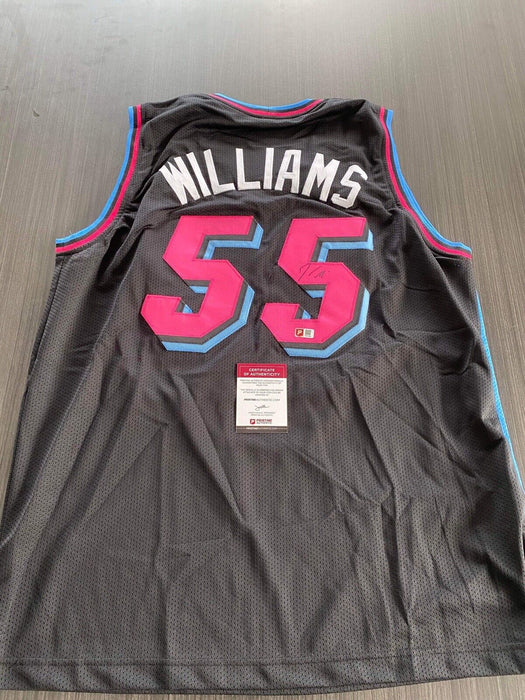 Jason Williams Miami Heat Autographed Custom Jersey Pristine Auction