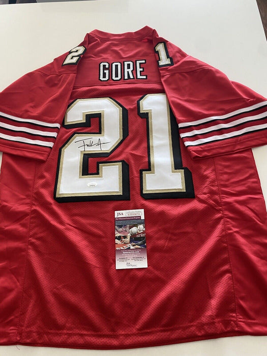 Frank Gore San Francisco 49ers Autographed Custom Jersey JSA