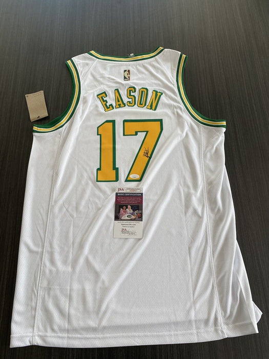 Tari Eason Houston Rockets Autographed Custom Jersey JSA