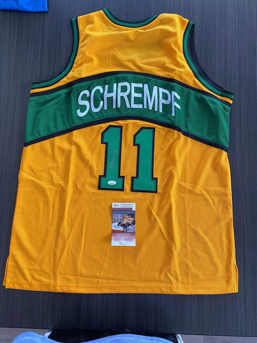 Detlaf Schremph Seattle SuperSonics Autographed Custom Jersey JSA