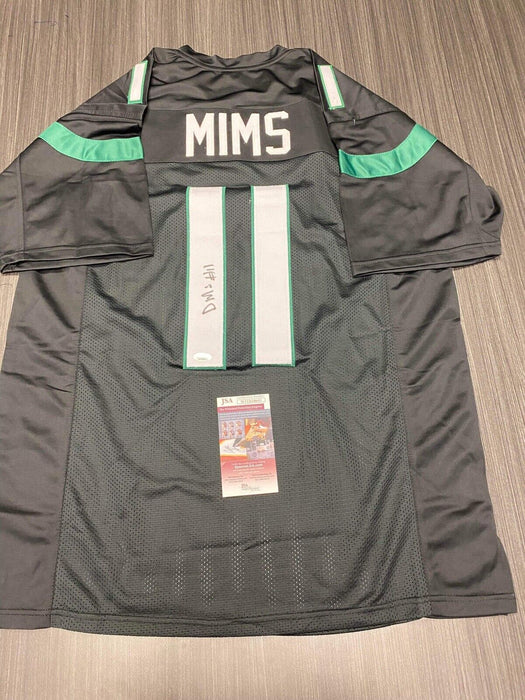 Denzel Mims New York Jets Autographed Custom Jersey JSA