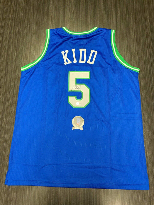 Jason Kidd Dallas Mavericks Autographed Custom Jersey Beckett