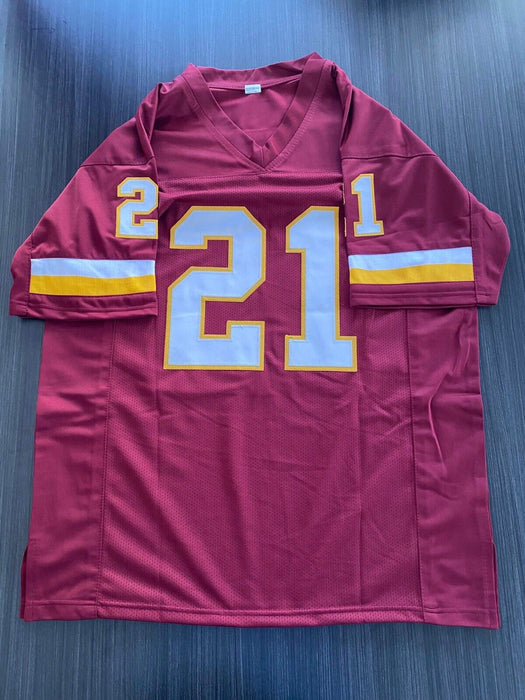 Earnest Byner Washington Redskins Autographed Custom Jersey Beckett Inscribed