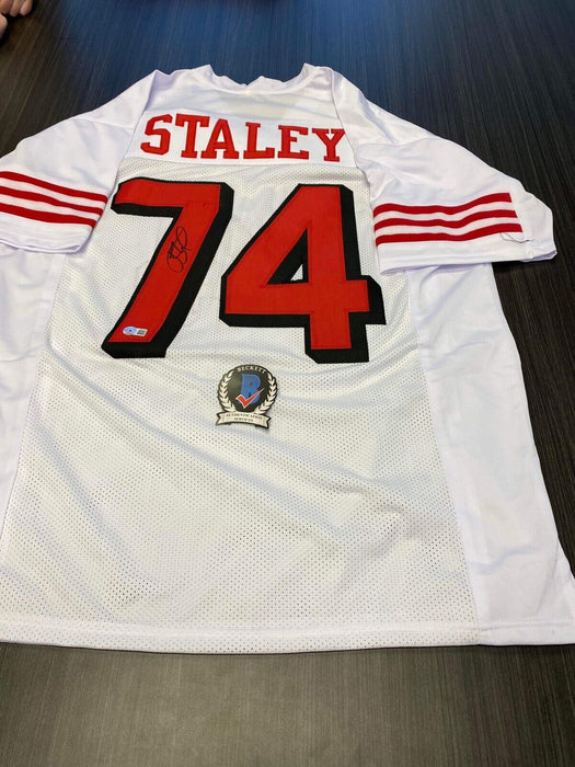 Joe Staley San Francisco 49ers Autographed Custom Jersey Beckett