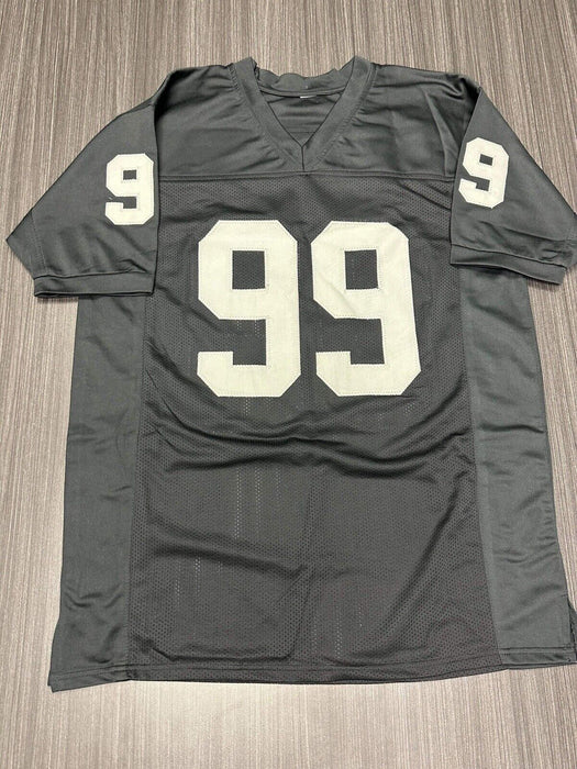 Warren Sapp Oakland Raiders Autographed Custom Jersey Tristar