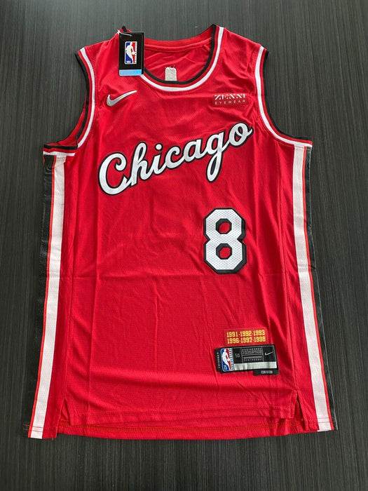 Zach Lavine Chicago Bulls Autographed Custom Jersey JSA