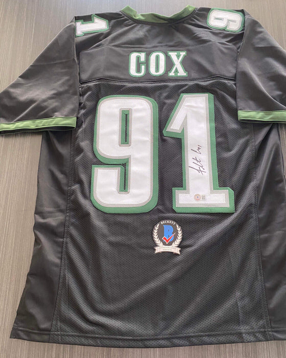 Fletcher Cox Philadelphia Eagles Autographed Custom Jersey Beckett