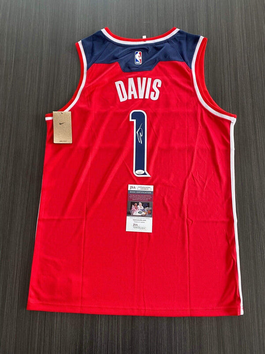 Johnny Davis Washington Wizards Autographed Custom Jersey JSA