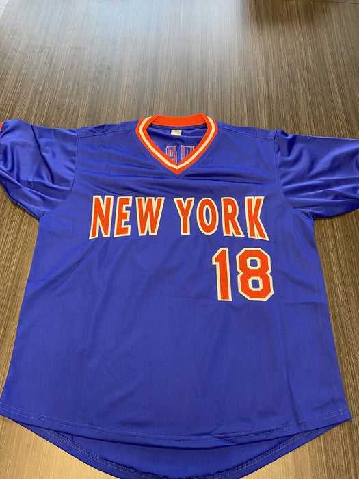 Darryl Strawberry New York Mets Autographed Custom Jersey JSA