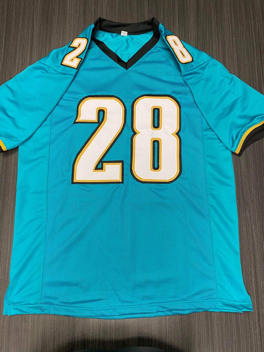 Fred Taylor Jacksonville Jaguars Autographed Custom Jersey JSA