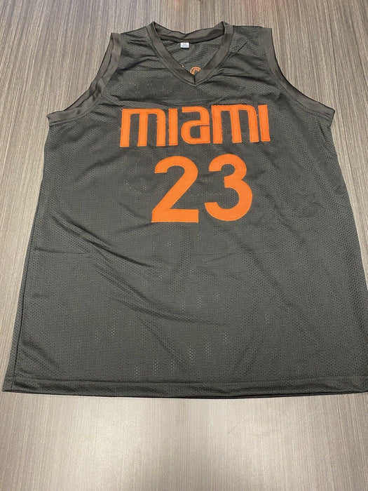 Kameron McGusty Miami Hurricanes Autographed Custom Jersey JSA