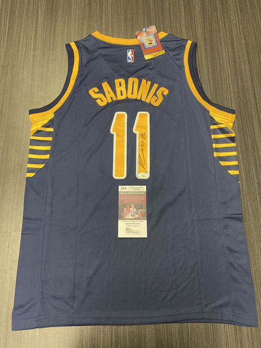 Domantas Sabonis Indiana Pacers Autographed Custom Jersey JSA