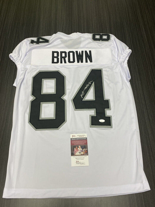 Antonio Brown Oakland Raiders Autographed Custom Jersey JSA