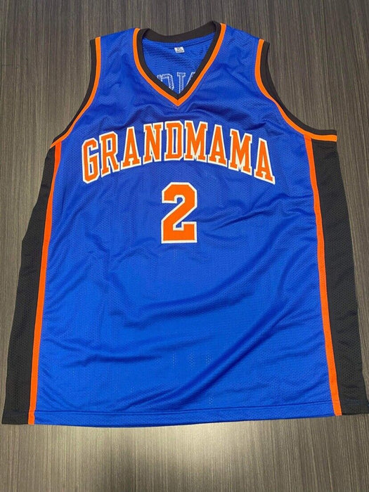 Larry Johnson New York Knicks Autographed Custom Grandmama Jersey PSA