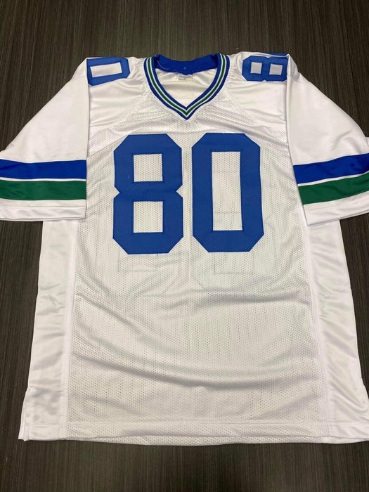 Steve Largent Seattle Seahawks Autographed Custom Jersey PSA