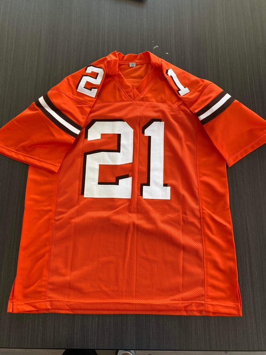 Denzel Ward Cleveland Browns Autographed Custom Jersey JSA