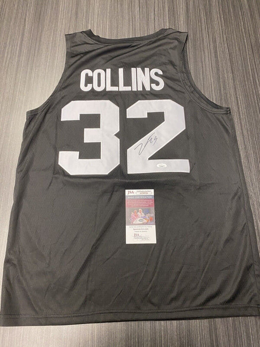 Zach Collins Gonzaga Bulldogs Autographed Custom Jersey JSA