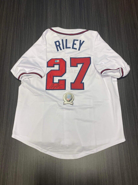 Austin Riley Atlanta Braves Autographed Custom Jersey Beckett