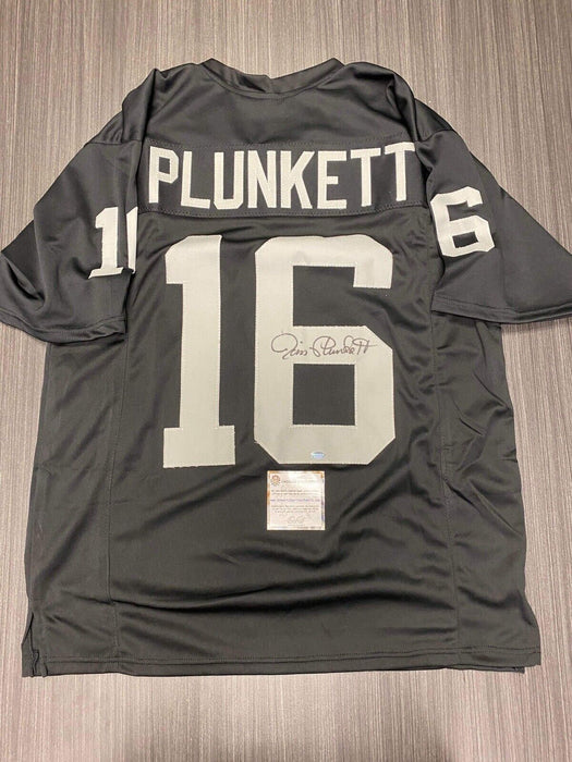 Jim Plunkett Oakland Raiders Autographed Custom Jersey Schwartz