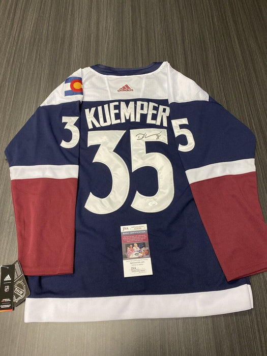 Darcy Kuemper Colorado Avalanche Autographed Custom Jersey JSA