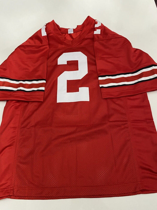 Chris Olave Ohio State Buckeyes Autographed Custom Jersey Beckett