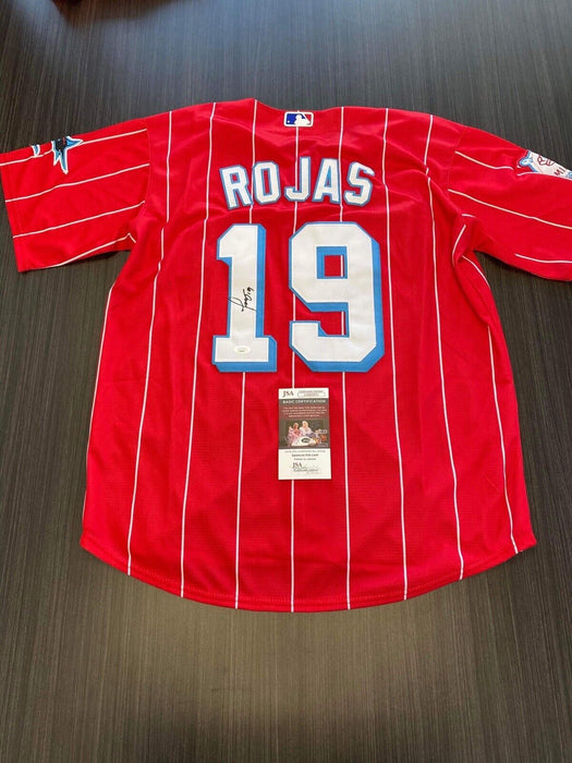 Miguel Rojas Miami Marlins Autographed Custom Jersey JSA