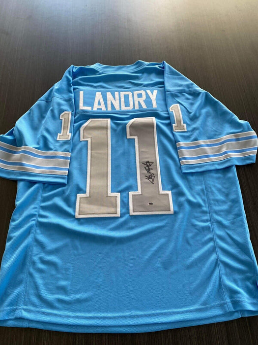 Greg Landry Detroit Lions Autographed Custom Jersey RSA