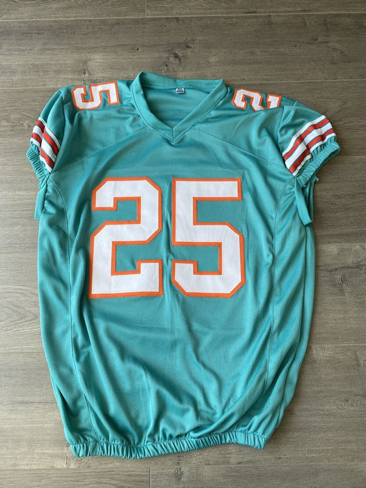 Xavien Howard Miami Dolphins Autographed Custom Game Cut Jersey JSA