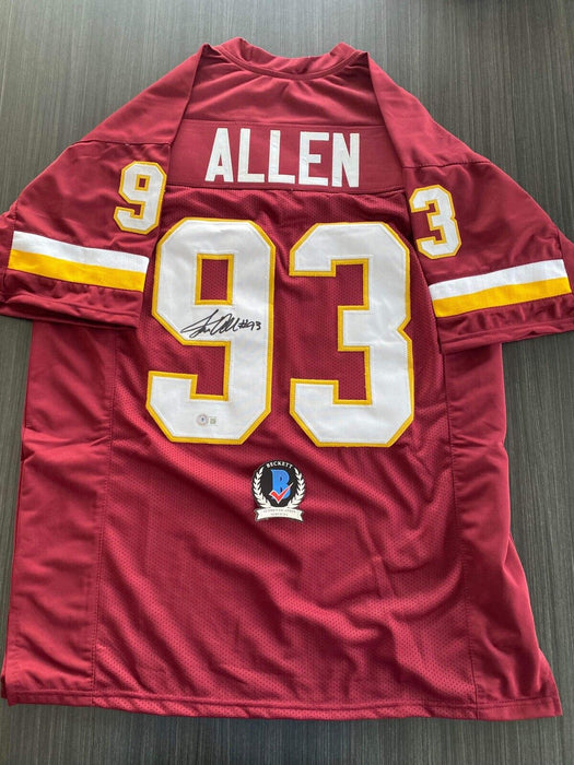 Jonathan Allen Washington Redskins Autographed Custom Jersey Beckett