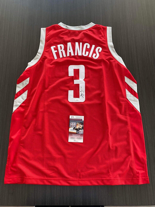 Steve Francis Houston Rockets Autographed Custom Jersey JSA