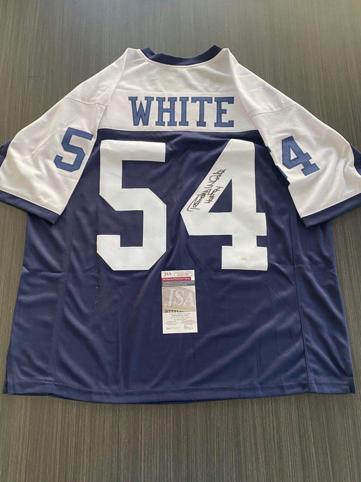 Randy White Dallas Cowboys Autographed Custom Jersey JSA Inscribed