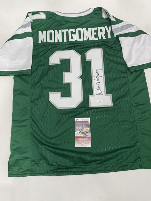 Wilbert Montgomery Philadelphia Eagles Autographed Custom Jersey JSA