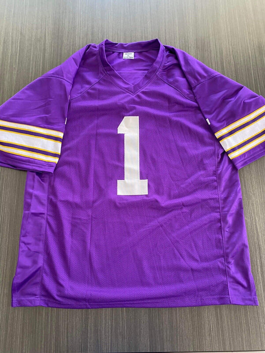 Warren Moon Minnesota Vikings Autographed Custom Jersey JSA Inscribed