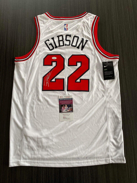 Taj Gibson Chicago Bulls Autographed Custom Jersey JSA